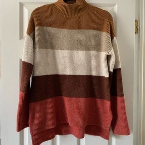 OLIVE + OAK Color Block Sweater